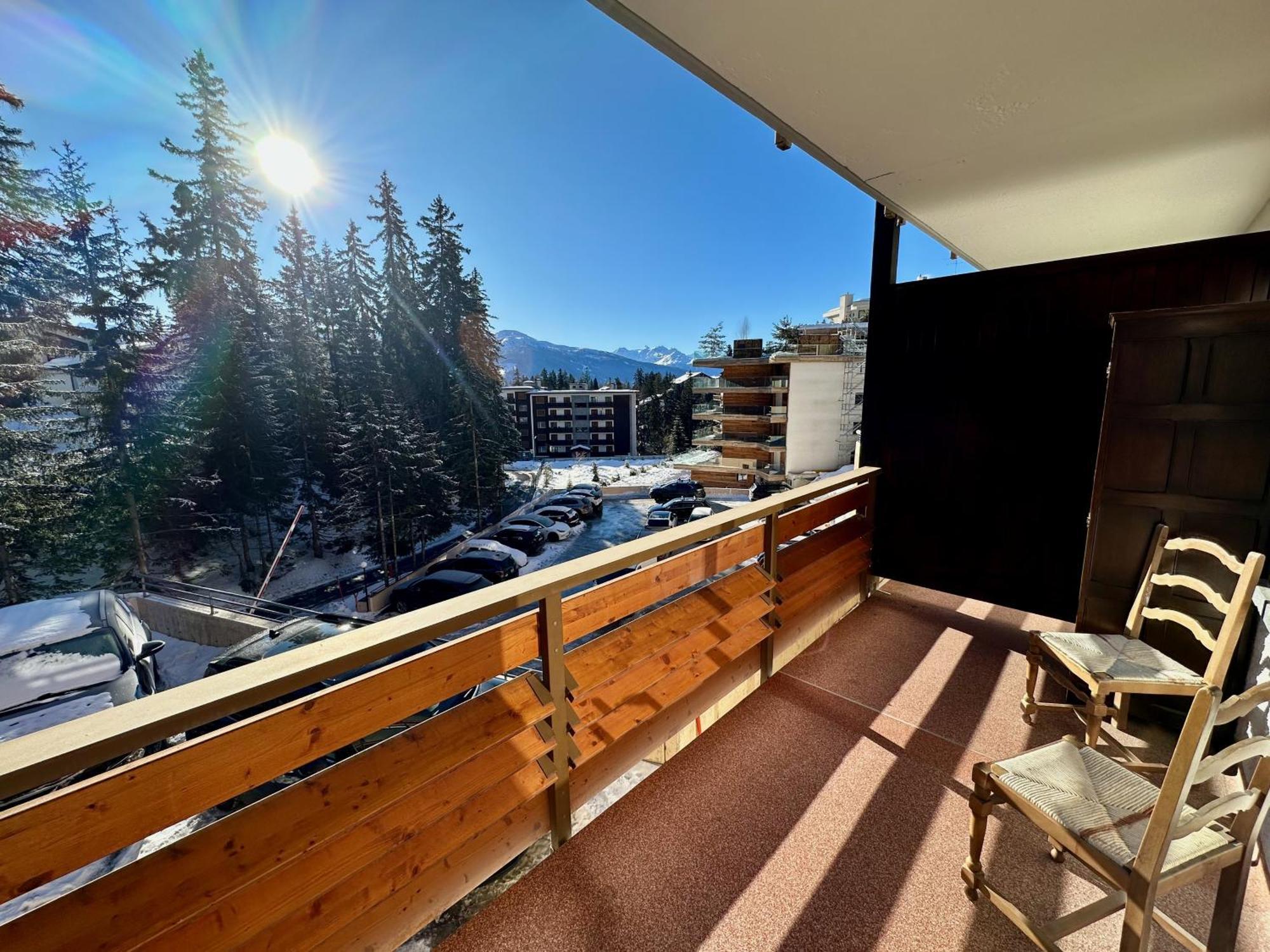 Studio Serenity, 4 Min Walk To Center! Crans-Montana Exteriér fotografie